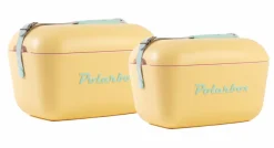 Polarbox lodówka 20L / Żółty – Błękitny Pop PBX209254