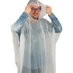 Poncho przeciwdeszczowe biodegradowalne FLEURUS / Przeźroczysty 188266