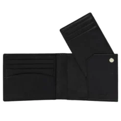 Portfel Button Black / Czarny FLW326A