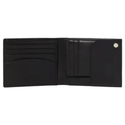 Portfel Button Black / Czarny FLW326A