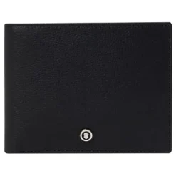 Portfel Button Black / Czarny FLW326A