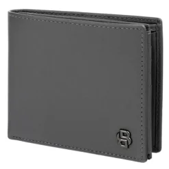 Portfel Double B Saffiano Grey / Szary HLN526H