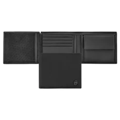 Portfel Double B Saffiano Grey / Czarny HLN526A