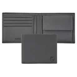 Portfel Double B Saffiano Grey / Szary HLM526H