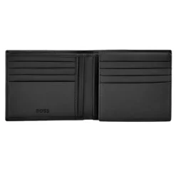 Portfel na karty Double B Saffiano Grey / Czarny HLY526A