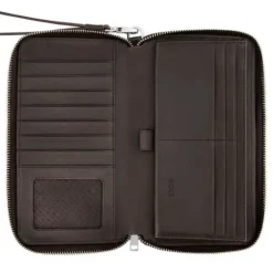 Portfel podróżny Classic Smooth Brown / Brązowy HLL503Y