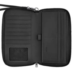 Portfel podróżny Double B Saffiano Grey / Czarny HLL526A
