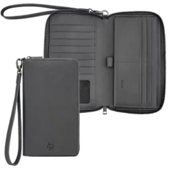 Portfel podróżny Double B Saffiano Grey / Szary HLL526H