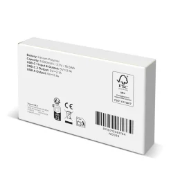 Powerbank Bamboo 5000 mAh / Naturalny LT95513-N0094
