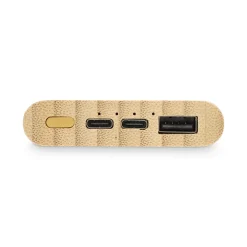 Powerbank Bamboo 5000 mAh / Naturalny LT95513-N0094