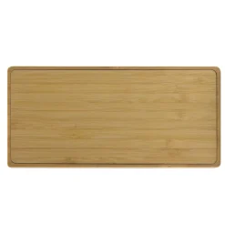 Powerbank bambusowy z panelem słonecznym 8000mAh / Drewniany LT91276-N0093