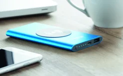 Powerbank bezprzewodowy / Granatowy MO9498-04