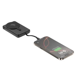Power bank 10000 mAh, ładowarka bezprzewodowa Urban Vitamin Delano / Czarny P322.7201