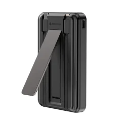 Power bank 10000 mAh, ładowarka bezprzewodowa Urban Vitamin Delano / Czarny P322.7201