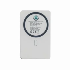 Power bank 5000 mAh, ładowarka bezprzewodowa 5W Orion / Srebrny P322.6002