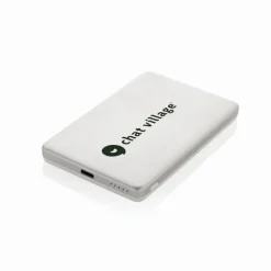 Power bank 5000 mAh, ładowarka bezprzewodowa 5W Orion / Srebrny P322.6002