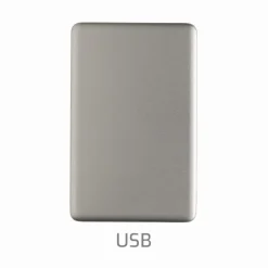 Power bank 5000 mAh, ładowarka bezprzewodowa 5W Orion / Srebrny P322.6002