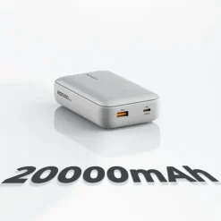 Power bank 20000 mAh Aukey / Srebrny VAM14-32
