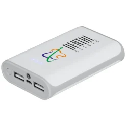 Power bank 6000 mAh | Azalea / Biały V3779-02
