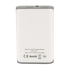 Power bank 6000 mAh | Azalea / Biały V3779-02