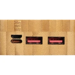 Power bank 20000 mAh bambusowy VALERIA / Beżowy 3396913