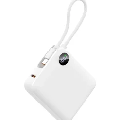 Power Bank 10000 mAh Fast Charge 22,5 W / Biały EG835006