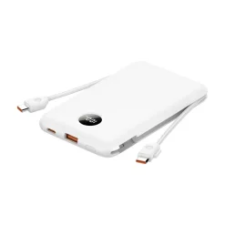 Power Bank 10000 mAh Fast Charge 22,5 W / Biały EG835106