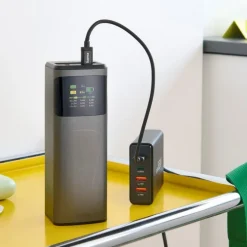 Power bank 24000 mAh Hama High Power 200W / Grafitowy VH030-15
