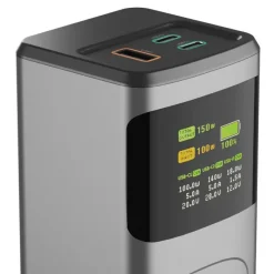 Power bank 24000 mAh Hama High Power 150W / Grafitowy VH029-15