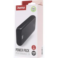 Power bank 24000 mAh Hama Power Pack Performance / Czarny VH027-03