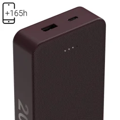 Power bank 20000 mAh Hama Power Pack / Burgund VH024-12