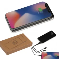 Power bank 8000 mAh indukcyjny SEBASTIANO / Czarny 3082303