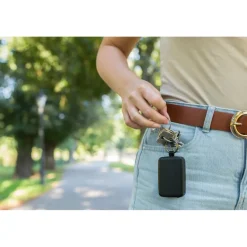 Power bank 4000 mAh, karabińczyk i lampka 1W | Dimetrice / Biały VA109-02