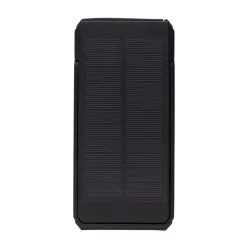 Power bank 10000 mAh Skywave, ładowarka słoneczna / Czarny P322.341