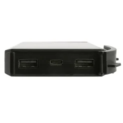 Power bank 10000 mAh Skywave, ładowarka słoneczna / Czarny P322.341