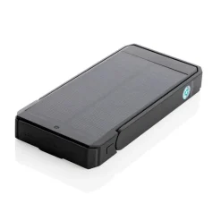 Power bank 10000 mAh Skywave, ładowarka słoneczna / Czarny P322.341