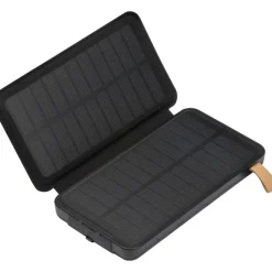 Power bank 8000 mAh solarny BRUNA / Czarny 3365703