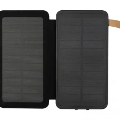 Power bank 8000 mAh solarny BRUNA / Czarny 3365703