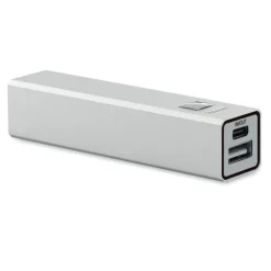 Power bank 2600 mAh / Srebrny Mat MO2374-16