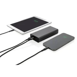 Power bank 20000 mAh Terra, aluminium z recyklingu / Szary P322.632