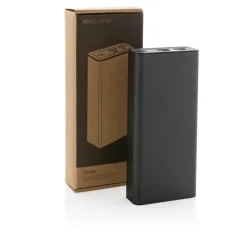 Power bank 20000 mAh Terra, aluminium z recyklingu / Szary P322.632