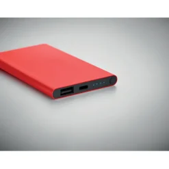 Power Bank 4000 mAh typ C / Czerwony MO6825-05