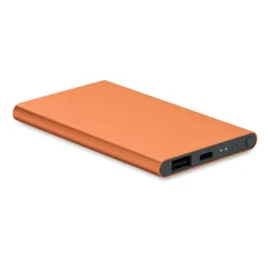 Power Bank 4000 mAh typ C / Pomaranczowy MO6825-10