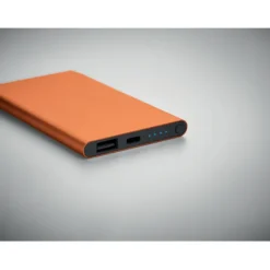 Power Bank 4000 mAh typ C / Pomaranczowy MO6825-10