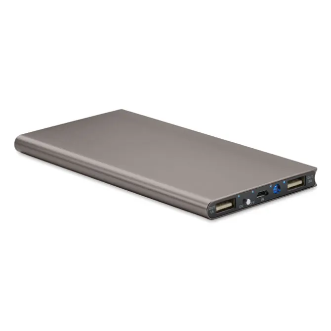 Power bank 8000mAh / Tytanowy MO8839-18