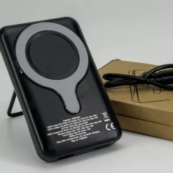 Power bank 10000 mAh z ładowarką indukcyjną VENTURA / Czarny 399903
