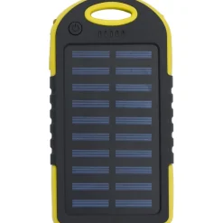 Power bank 4000 mAh z ładowarką słoneczną / żółty VA275-08