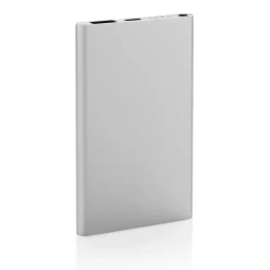 Power bank 4000 mAh z aluminium z recyklingu / Srebrny P322.422