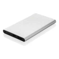 Power bank 4000 mAh z aluminium z recyklingu / Srebrny P322.422