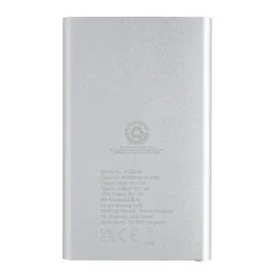 Power bank 4000 mAh z aluminium z recyklingu / Srebrny P322.422